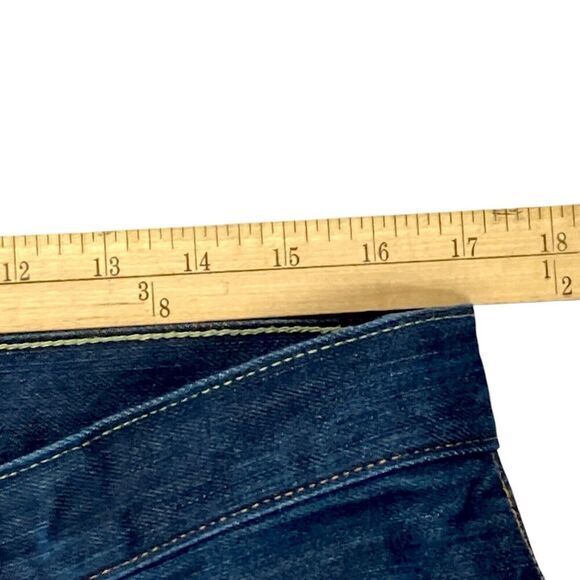 Levi's 514 Straight Leg Jeans Sz 34 x 34 Dark Wash Business Casual Western Denim - Picture 10 of 15